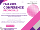 Call for 2024 Fall Conference Proposals